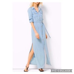 MICHAEL KORS MAXI JEAN DRESS